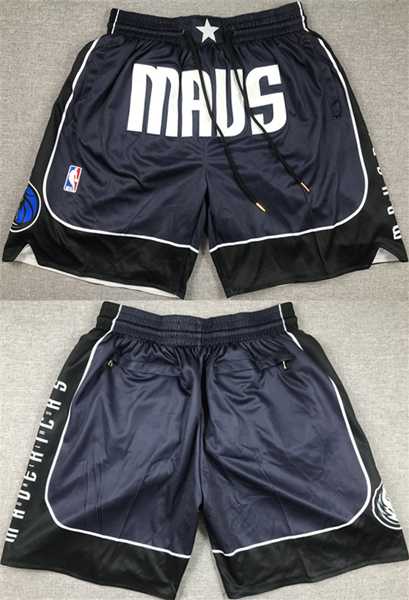 Men%27s Dallas Mavericks Navy Shorts->nba shorts->NBA Jersey